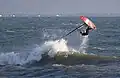 Saut de vague sur l'île de Ré