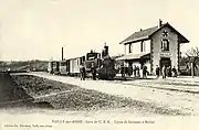 La gare vers 1910.