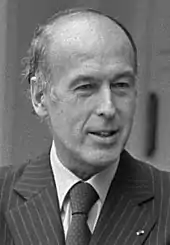 Valéry Giscard d'Estaing,élu.