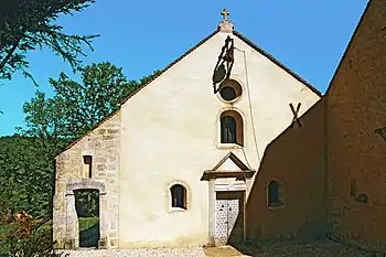 Façade de la chapelle.