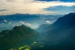 Vue du Val di Sella