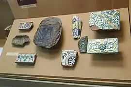 Fragments de céramique (XVIIe siècle).