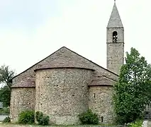 Saint-Dalmas - Église de l’Invention-de-la-Sainte-Croix - Le chevet.