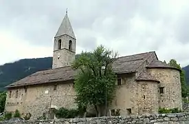 Saint-Dalmas - Église de l’Invention-de-la-Sainte-Croix - L'ensemble.