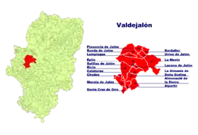 Localisation de Valdejalón