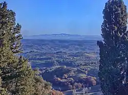 Le Valdelsa entre Certaldo et Castelfiorentino vu depuis Montaione