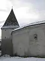 L'Église fortifiée de Valea Viilor. Remparts et bastion.