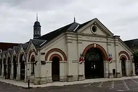 La halle au blé de Valençay en 2010.