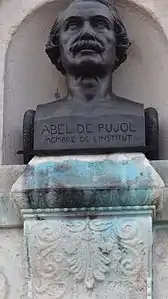 Gustave Crauk, Monument à Abel de Pujol (1865), Valenciennes, cimetière Saint-Roch.