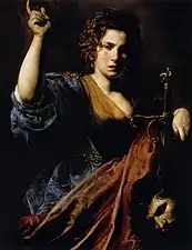 Valentin de Boulogne (1591-1632). Judith, 1626-28. Huile sur toile 97 × 74 cm. Musée des Augustins, Toulouse.