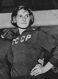 Valentina Prudskova aux Jeux olympiques d'été de 1960.
