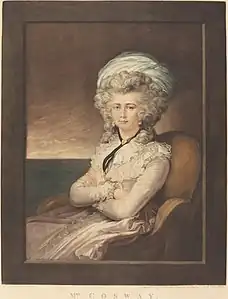 Maria Coswayautoportrait – 1787