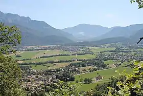 Photographie de la vallée de Faverges depuis Entrevernes.