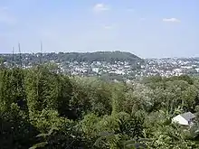 Vue de la vallée de l’Yvette, boisée et pavillonnaire.