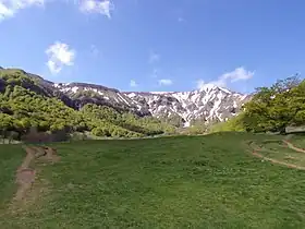 Vallée de Chaudefour avec vue sur le puy Ferrand et le puy de la Perdrix.