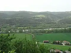 Vallée de l’Asse dans la commune de Brunet.