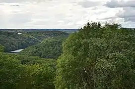 Vallée de la Creuse depuis Le Bourg-d'Hem, dans le nord.