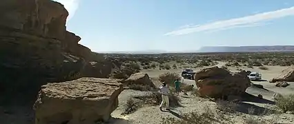 La Vallée de la Lune, paysage semi-aride dans le parc naturel d'Ischigualasto, en Argentine