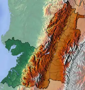 (Voir situation sur carte : Valle del Cauca (relief))