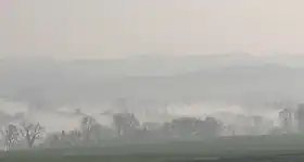 Brume d'un matin de printemps, dans la vallée des Évoissons