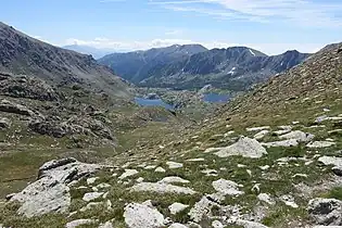 Lacs dans la Vallée des Merveilles.