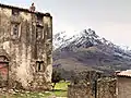 Maison ruinée et Monte Padro.