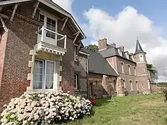 le château de Valliquerville.