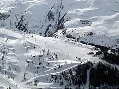 Le massif de la Sétaz.