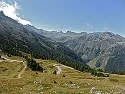 Vue du vallon de Réchy.