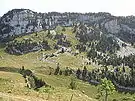 Roches Rousses au-dessus du Vallon de Pratcel