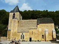 L'église Saint-Laurent.