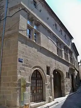 Hôtel d'Inguimberttourelle, vestibule, escalier, élévation
