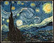 Vincent van Gogh, La Nuit étoilée (1889), musée des beaux-arts de Houston.