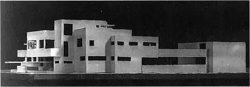 Cornelis van Eesteren et Theo van Doesburg : Hôtel Particulier. 1923.