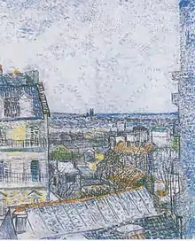 Vue de la fenêtre de Vincent1887Collection privée (F341a)