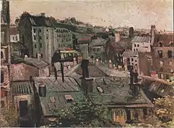 Vue sur les toits de Paris1886Musée Van Gogh, Amsterdam (F231)