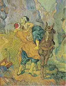 Van Gogh - Le Bon Samaritain d'après Delacroix - 1890.
