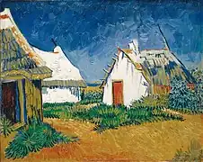 Vincent Van Gogh : Trois cabanes aux Saintes Maries