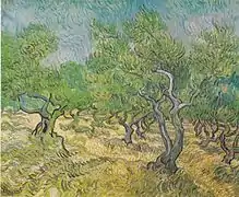 OliveraieVincent van Gogh, juin 1889 .