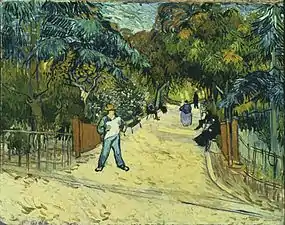 Vincent van Gogh, Entrée du parc public d'Arles, 1888.