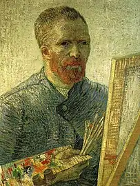 Autoportrait de l'artiste 1888 huile sur toile