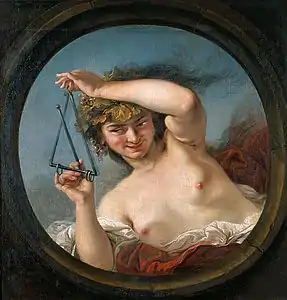 Une Bacchante jouant du triangle, musée de Grenoble.