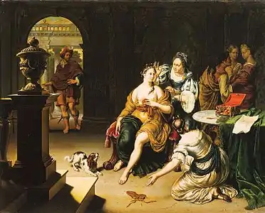 Preziosa de Frans van Mieris l'Ancien (1709).