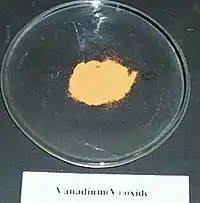 Image illustrative de l’article Oxyde de vanadium(V)