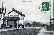 La gare vers 1900