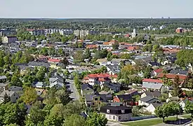 Rauma vue du château d'eau.