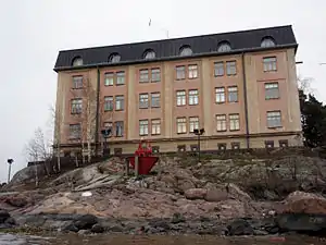 L'ancien Musée maritime de Finlande de Hylkysaari.