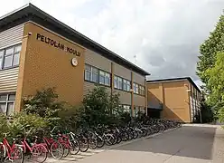 École de Peltola dans le parc sportif de Tikkurila.