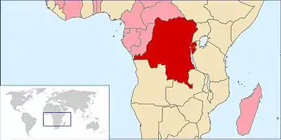  Rouge: variantes du français qui est originaire de la Belgique une fois et qui est utilisé en Afrique. C'est-à-dire en république démocratique du Congo, au Burundi et au Rwanda. Rose : autres pays francophones.