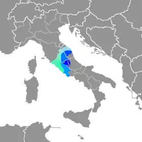 Image illustrative de l’article Dialectes italiens médians